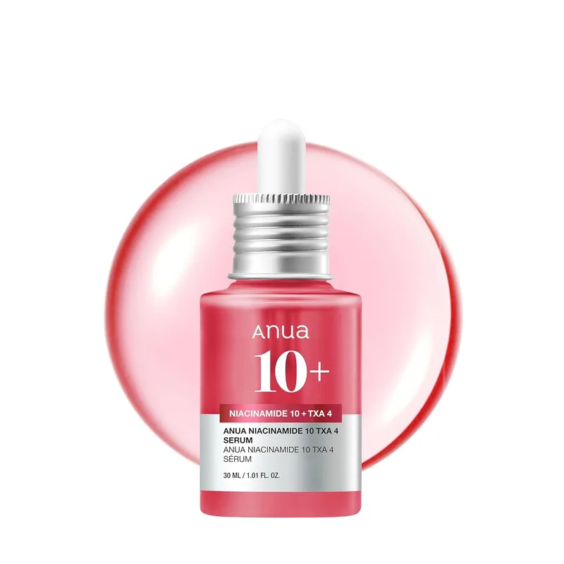 ANUA Anua Niacinamide 10 + TXA 4 Serum, Dark Spot Care, Hyaluronic Acid, Tranexamic Acid, Lightweight & Hydrating All-in-One
