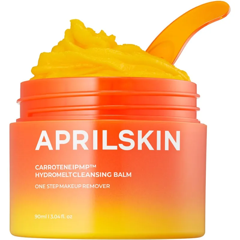 APRILSKIN APRILSKIN Carrotene IPMP Hydromelt Cleansing Balm, 3.04 fl.oz, Noncomedogenic, Grapefruit Peel Oil, O-Cymen-5-Ol helps r