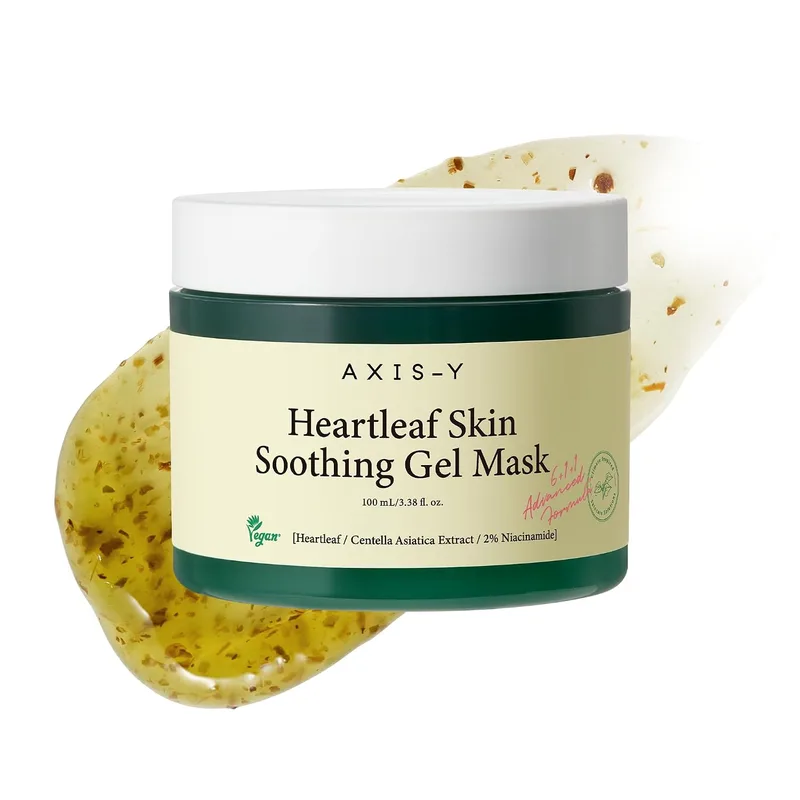 AXIS-Y AXIS-Y Heartleaf Skin Soothing Gel Mask Mugwort with 2% Niacinamide - Spot Treatment for Face, Barrier Repair & Brighten