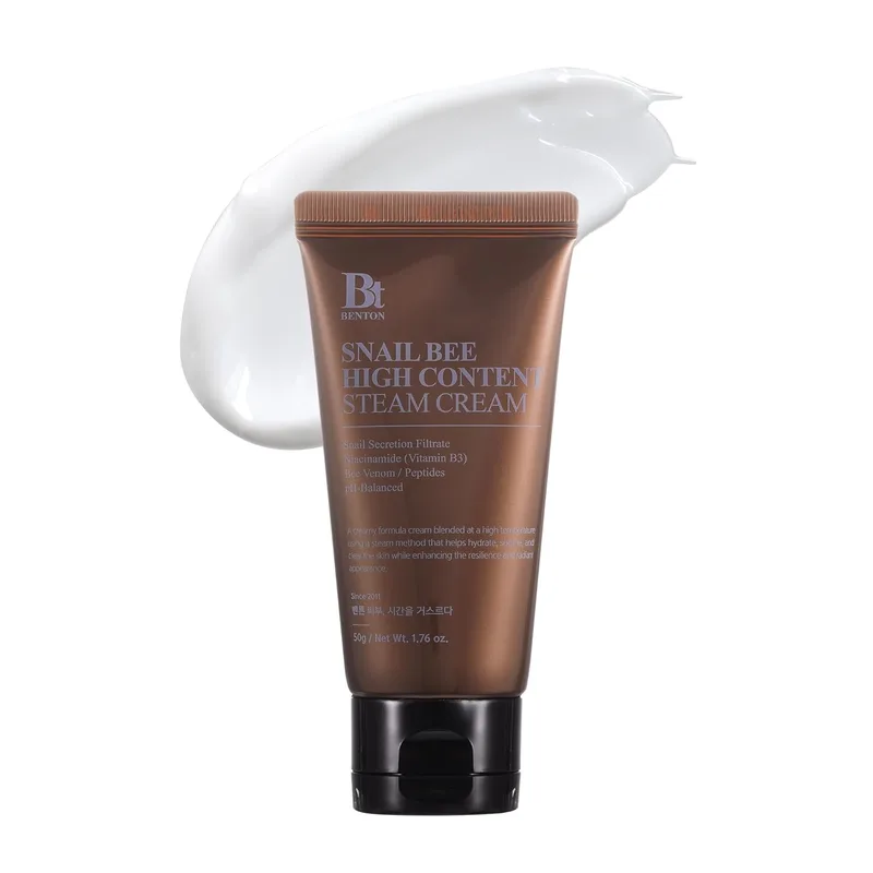 BENTON BENTON Snail Bee High Content Steam Cream - Snail Mucin Moisturizer with Bee Venom & Niacinamide