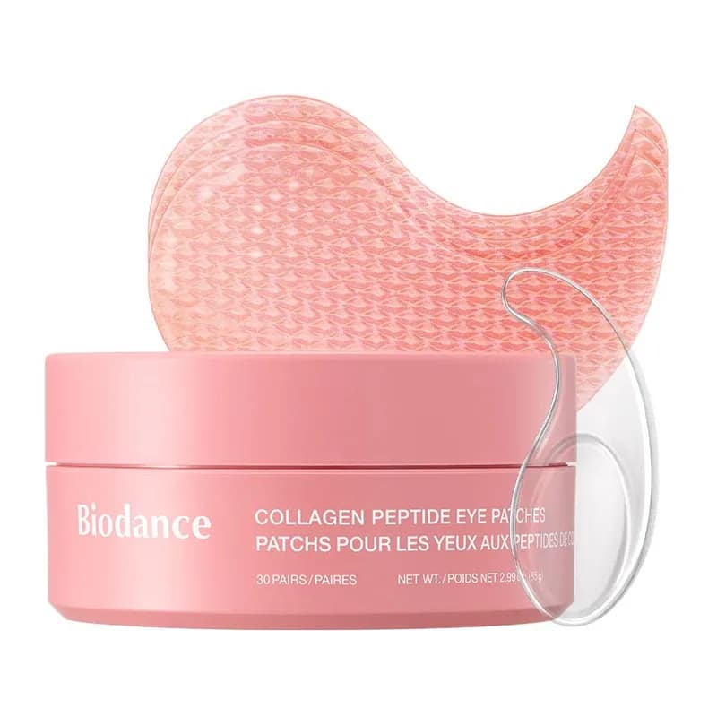 BIODANCE BIODANCE Collagen Peptide Eye Patches, Anti Wrinkle & Smile Line Patches for Face, Under Eye Mask for Fine Lines & Eye B