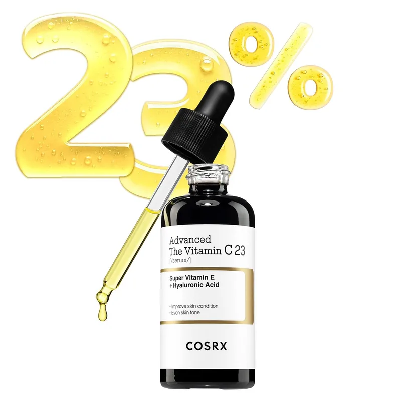 COSRX COSRX Advanced Pure Vitamin C 23% Serum with Vitamin E & Glutathione, Korean Vitamin C Serum for Fine Lines, Uneven Skin