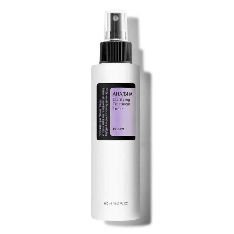 COSRX COSRX AHA/BHA Treatment Toner 5.07 fl.oz/ 150ml, Facial Exfoliating Spray for Whiteheads, Pores, & Uneven Skin, Korean T
