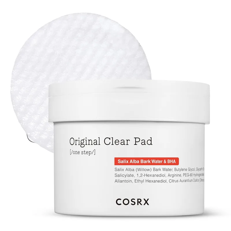 COSRX COSRX BHA Toner Pads, 70 Sheets, Exfoliating Pads for Dead Skin & Blackheads, Minimize Pores, Prevent Breakouts, Improve