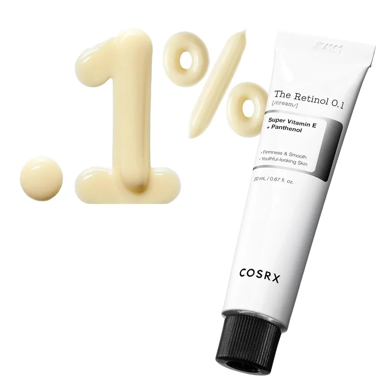 COSRX COSRX Retinol 0.1% Cream, Anti-aging Eye & Neck Cream with Retinoid Treatment to Firm Skin, Reduce Wrinkles, Skin Tighte