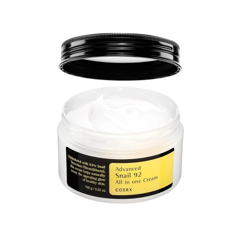 COSRX COSRX Snail Mucin 92% Face Moisturizer, 3.52 Oz, Lightweight Moisturing Cream for Soft, Glowy Skin, Korean Skin Care, Ko