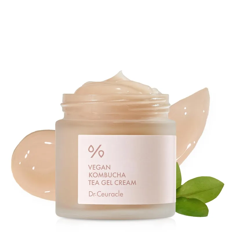Dr. Ceuracle Dr.Ceuracle Vegan Kombucha Tea Gel Cream - Lightweight Watery Hydrating Moisturizer with Kombucha Tea Extract, Sunflower