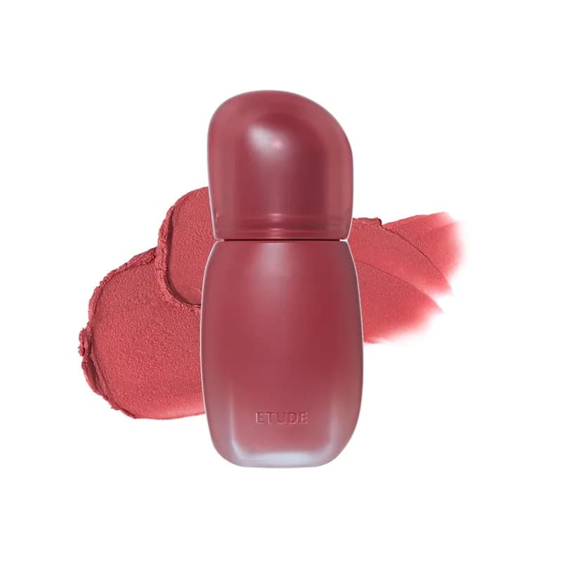 ETUDE ETUDE Soft Fixing Lip Tint (Must Be Love) – Blurring Matte Finish, Lightweight Creamy Texture, Transfer-Proof Korean Lip