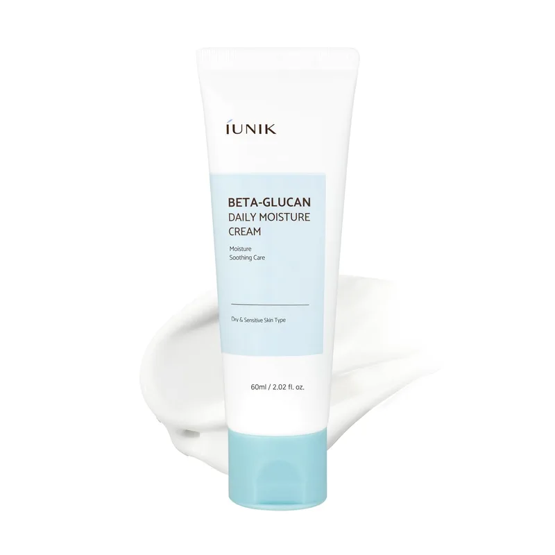 IUNIK IUNIK Beta-Glucan Daily Moisture Cream – Beta-Glucan & Centella Lightweight Vegan Moisturizer for Deep Hydration & Skin