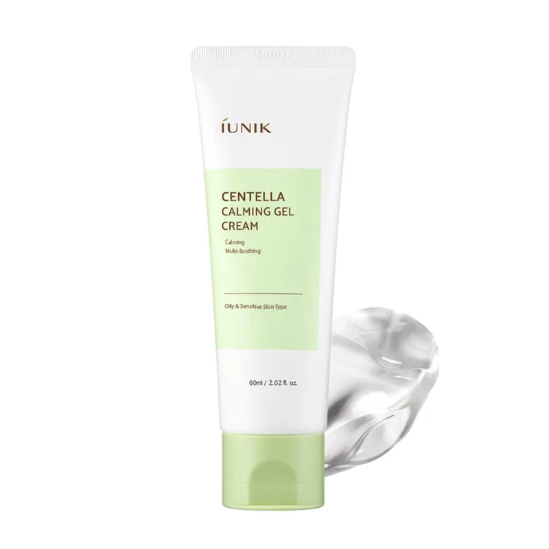 IUNIK IUNIK Centella Calming Gel Cream – Centella & Tea Tree Non-Comedogenic Lightweight Gel Moisturizer for Soothing & Blemis