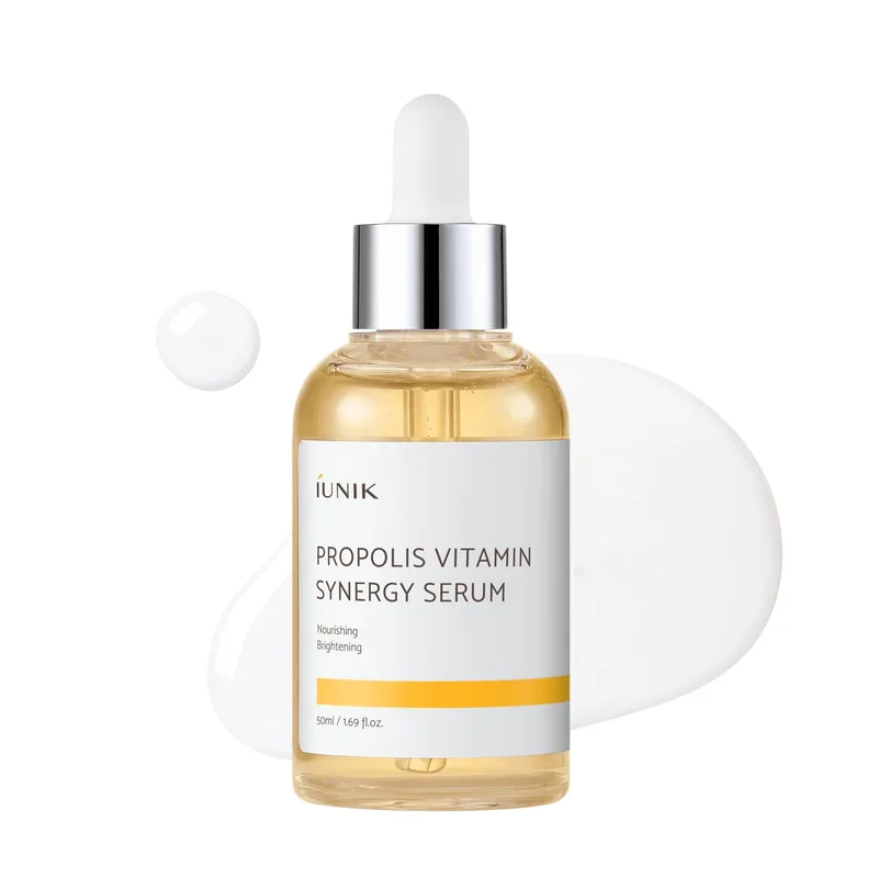 IUNIK IUNIK Propolis Vitamin Synergy Serum – Propolis & Vitamin Tree Extract, Glow Boosting & Nourishing Serum for Dry, Dull &