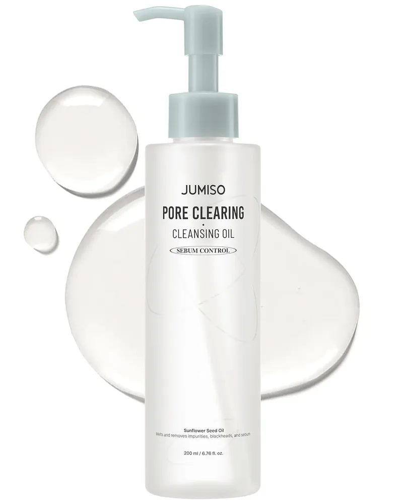 JUMISO JUMISO Pore Clearing Cleansing Oil - Korean Face Makeup Remover Waterproof Makeup Deep Cleansing Blackhead Removal No Re
