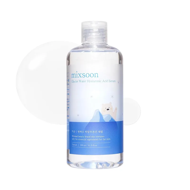 mixsoon mixsoon Glacier Water Hyaluronic Acid Serum-Deep Hydration and Cooling for Face, Hydration Booster, Refreshing Lightweig