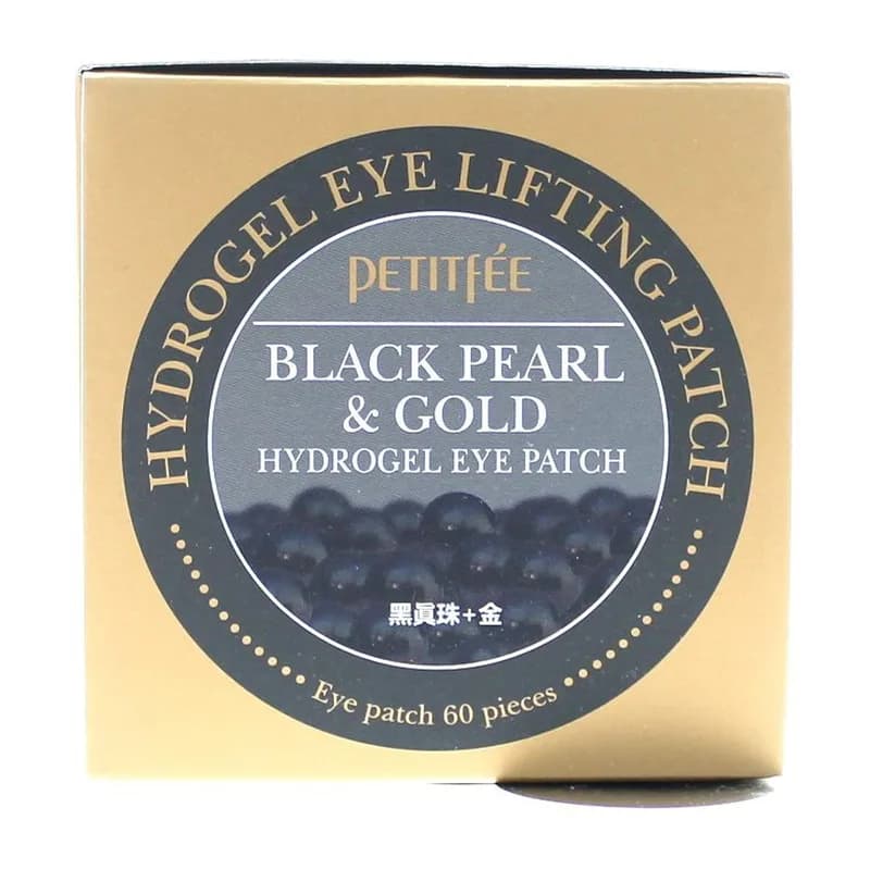 Petitfee Petitfee Black Pearl & Gold Hydrogel Eye Patch, 60 Pieces, 2.96 oz (84 g)
