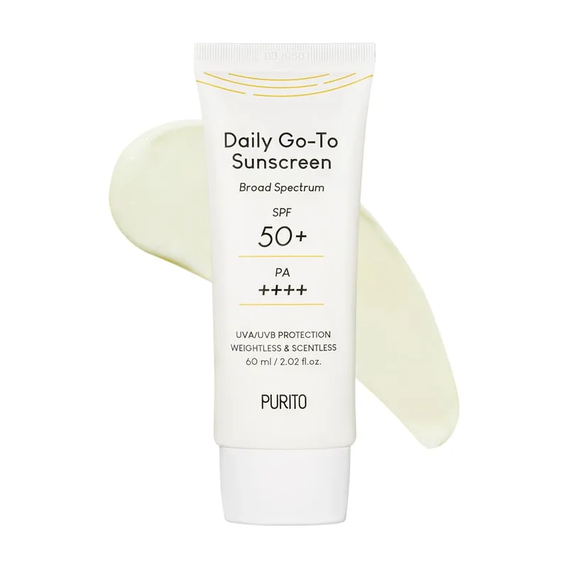 PURITO PURITO Daily Go-To Sunscreen 60ml / 2.02 fl.oz. SPF 50+ PA ++++ safe ingredients, UVA/UVB protection, broad-spectrum, ca