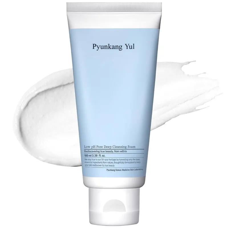 Pyunkang Yul Pyunkang Yul PKY Low pH Pore Deep Cleansing Foam, Pore Cleanser with Fluffy Microbubbles, AHA, Witch Hazel, Zero Irritat