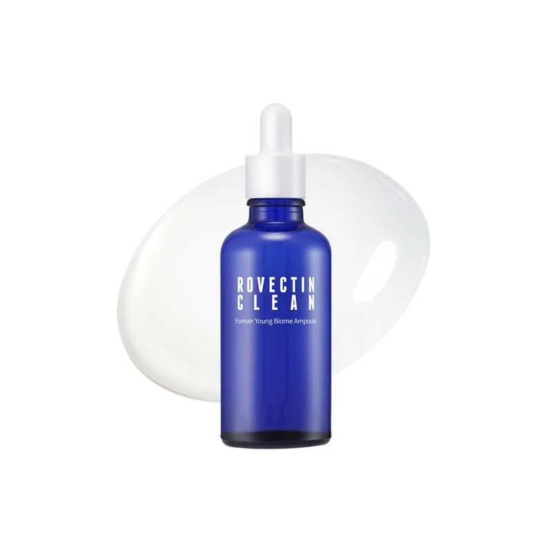 ROVECTIN ROVECTIN Clean Forever Young Biome Ampoule 1.7 fl oz, 50ml - Vegan and Oil Free First Anti-Aging, Hydrating, Revitalizin