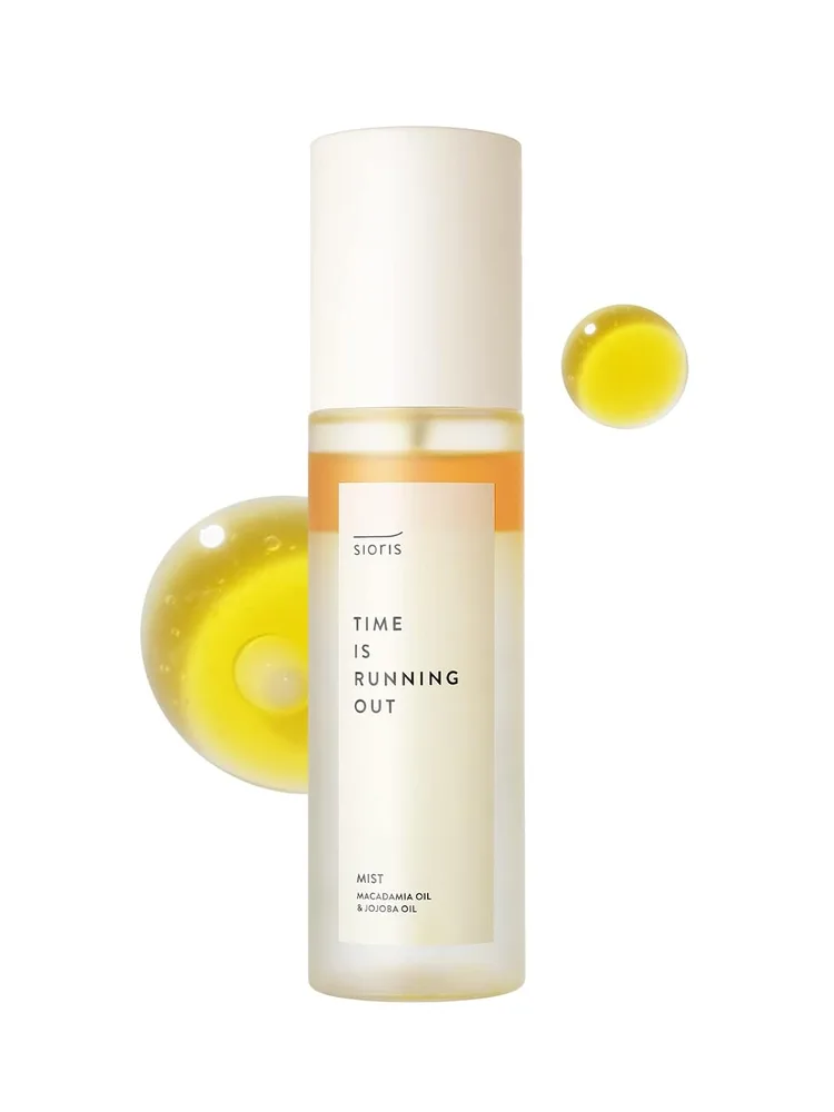 SIORIS SIORIS Time is Running Out Mist (3.38 Fl Oz)-Natural Facial Oil Hydrating Spray Mist Moisturizer for Dry Skin - Complete
