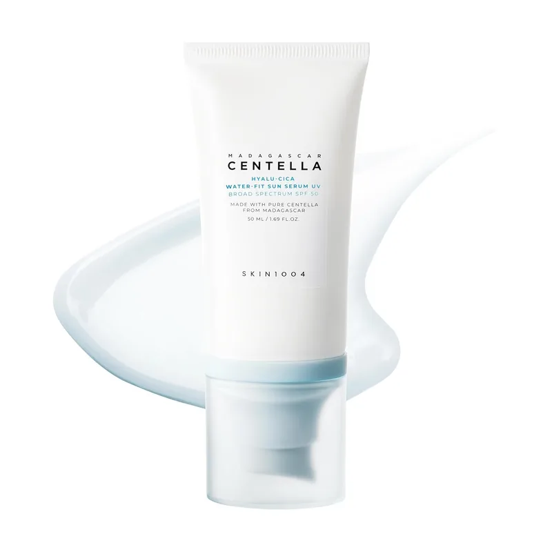 SKIN1004 SKIN1004 Centella Hyalu-Cica Water-Fit Sun Serum UV, Korean Sunscreen SPF 50, Centella Sunscreen, Travel Essentials, Sun