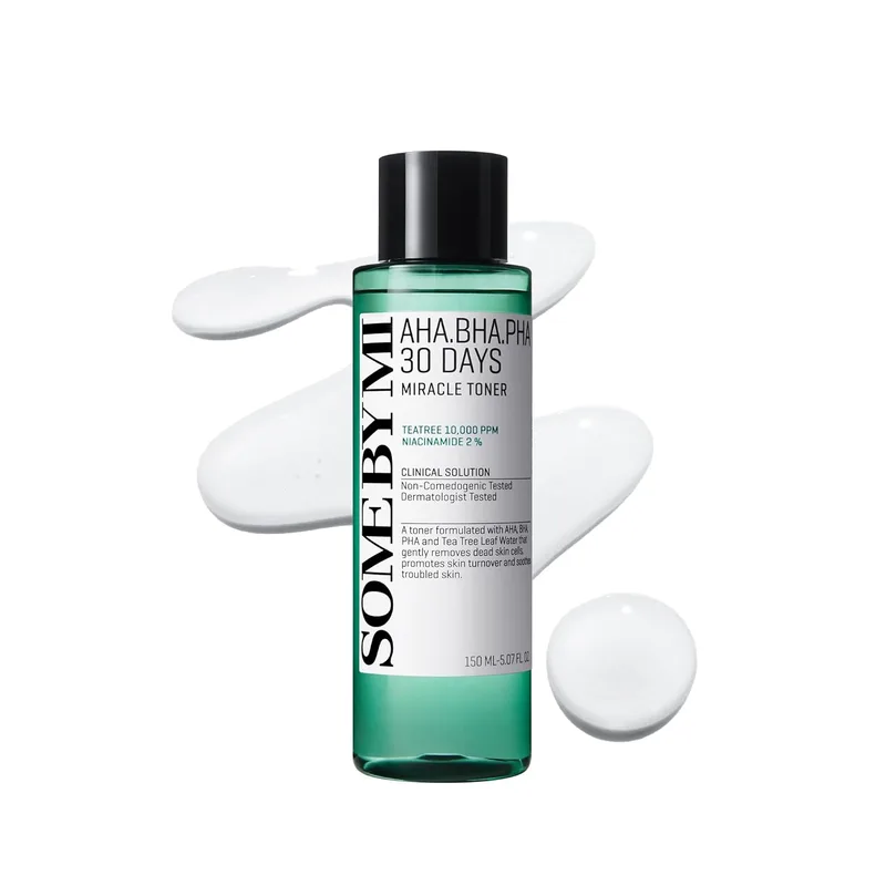 SOME BY MI SOME BY MI AHA BHA PHA 30 Days Miracle Toner – 5.07oz, 150ml – Korean Refining Face Toner for All Skin Types – Daily Por