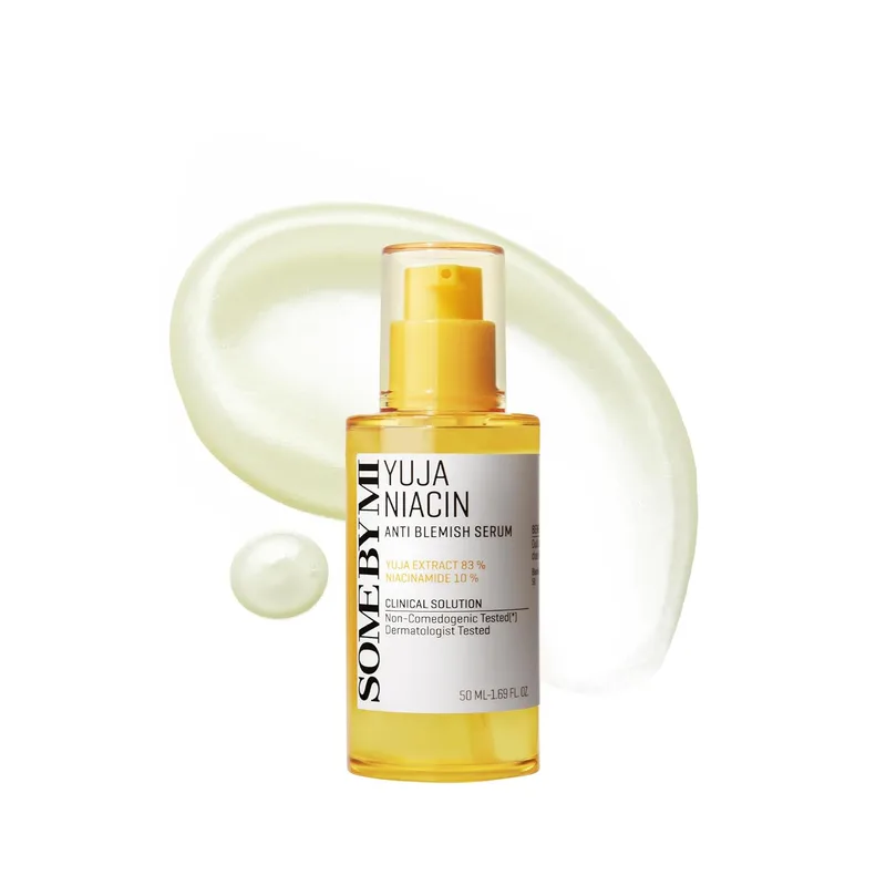 SOME BY MI SOME BY MI Yuja Niacin Anti Blemish Serum – 1.69oz, 50ml – Korean 10% Niacinamide & Vitamin C Serum to Brighten Dull-Loo