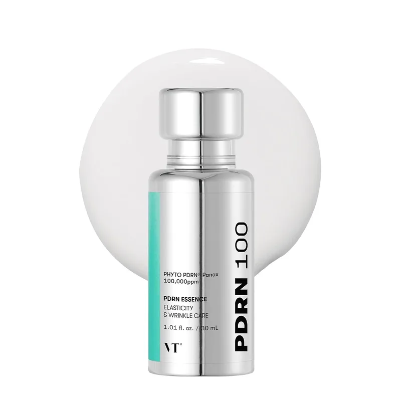 VT COSMETICS VT COSMETICS PDRN 100 Essence, Intensive Glow Serum, 100,000ppm Vegan PDRN, Skin Restoration & Plumping, Hydrating & Moi