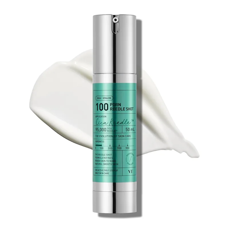 VT COSMETICS VT COSMETICS PDRN Reedle Shot 100 Serum with Vegan PDRN, Centella Asiatica & Spicule Microneedling Formula, Korean Skin